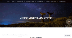 Desktop Screenshot of geekmountainstate.com