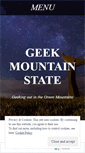 Mobile Screenshot of geekmountainstate.com